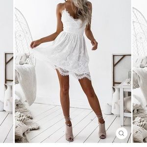 Jaus White Dress